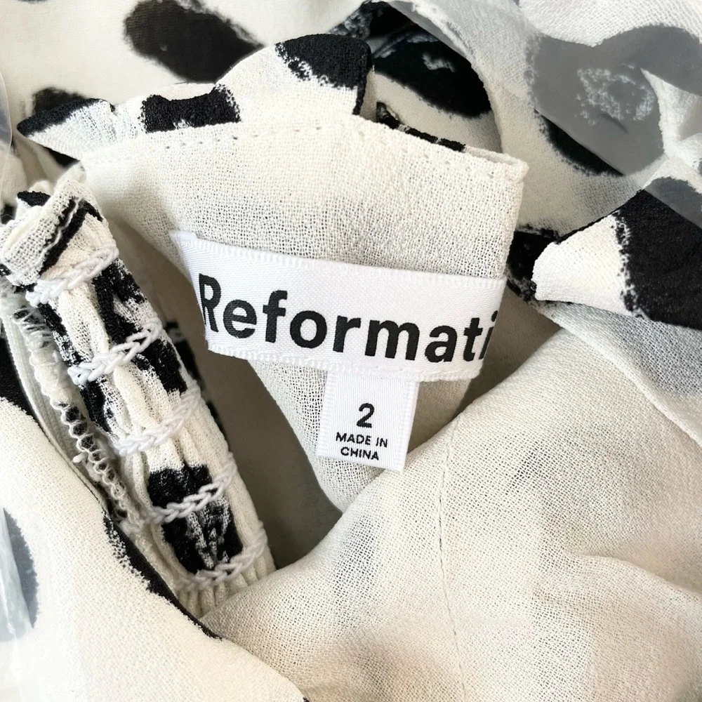 Reformation fulton dress polka-dot - Picture 12 of 17